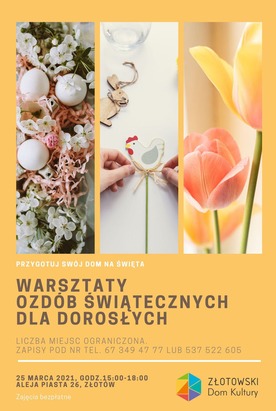 WARSZTATY OZDÓB ŚWIĄTECZNYCH DLA DOROSŁYCH