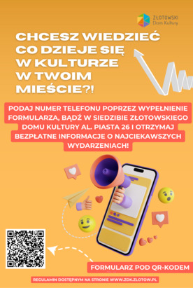 Kultura na telefon! Nowy system powiadomień SMS. Zapisz się już dziś!